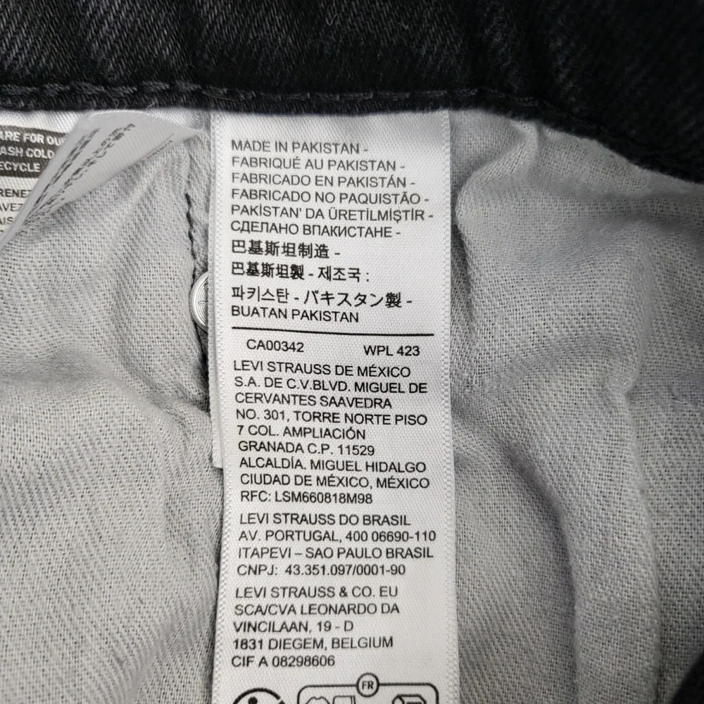 Levi's 511 Slim Fit Jeans Men's W32 L32‎ (Fits 31x31) Black Denim Pants